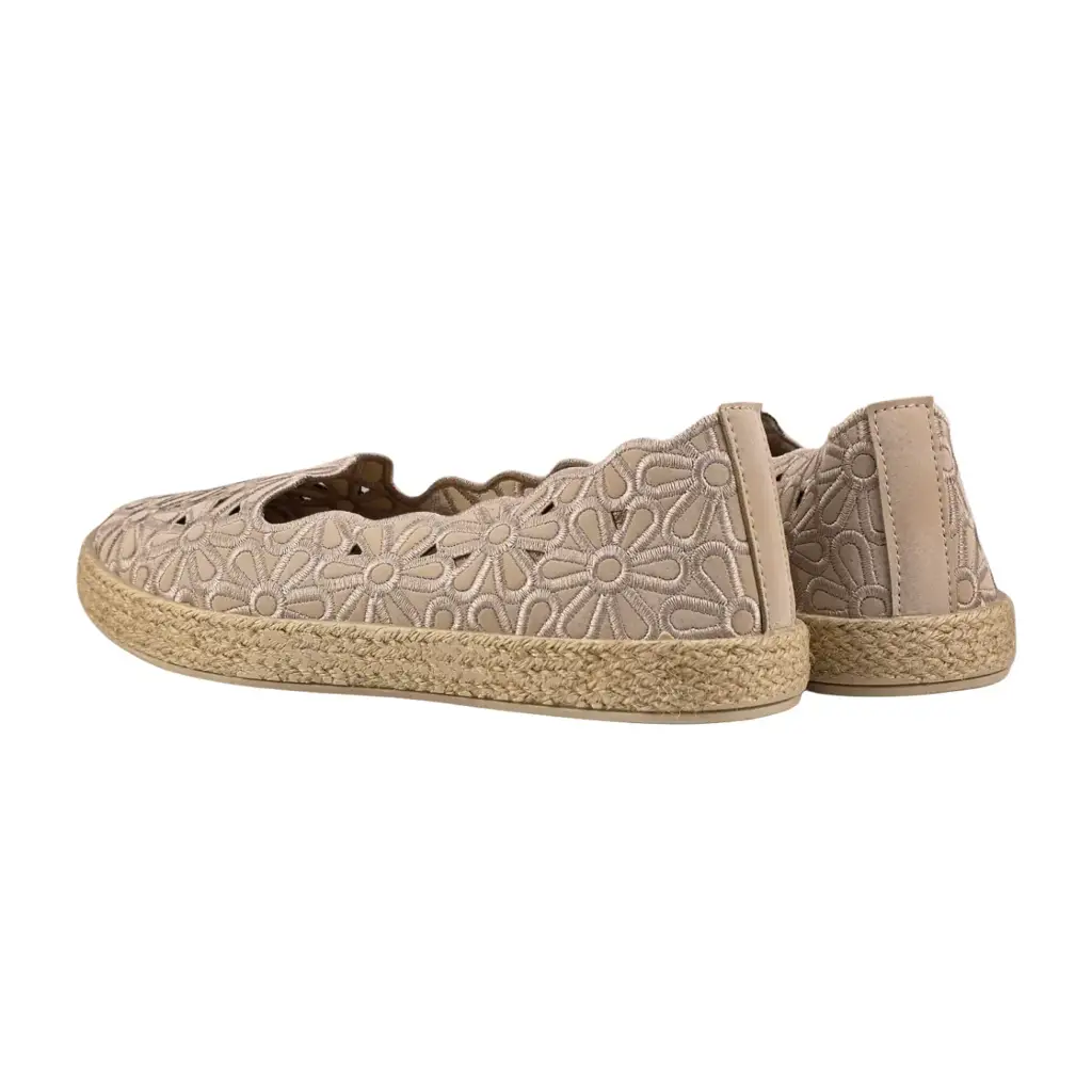 Damskie espadryle z kwiatowym wzorem 9966 - zdjęcie 5