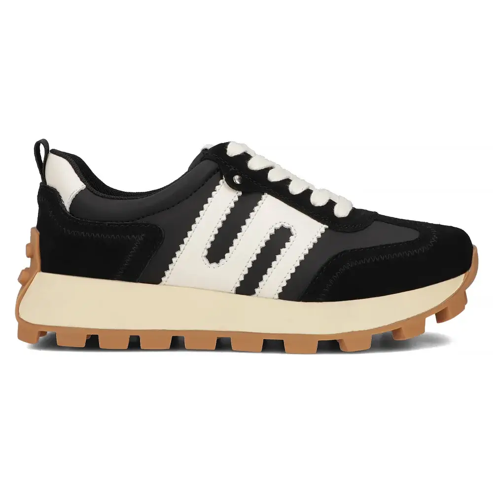 Skórzane sneakersy FILIPPO DP6743 - zdjęcie 2