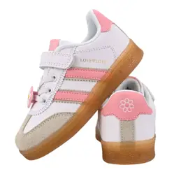 Sneakersy dziewczęce ES 204 Biały - zdjęcie 3