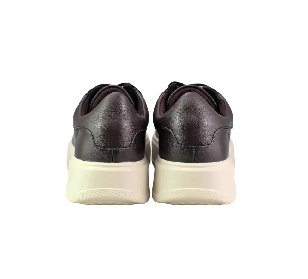 Sneakersy damskie skórzane CAMBELL 19379 Brązowy - miniatura 5