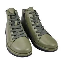 Trzewiki damskie skórzane RAVINI 23661 Khaki