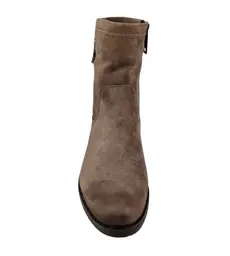 Damskie Botki VINCEZA 58594 zamsz Beżowy