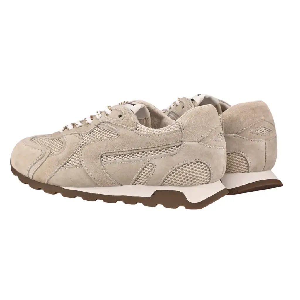 Sneakersy damskie skórzane zamszowe VINCEZA 86426 - zdjęcie 6