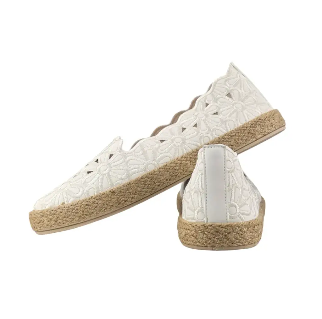 Damskie espadryle z kwiatowym wzorem 9966 - zdjęcie 5
