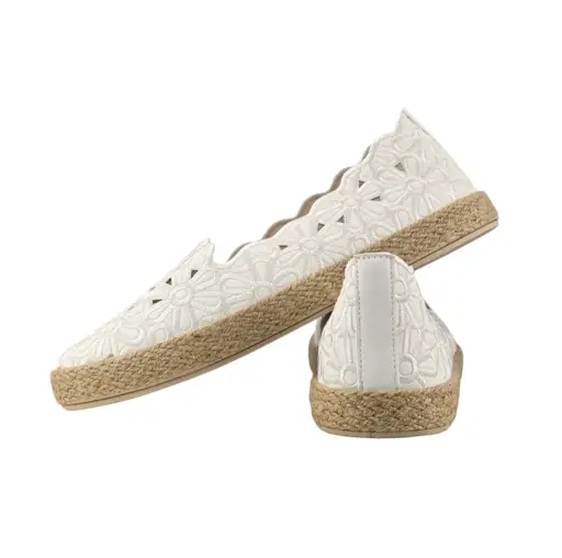 Damskie espadryle z kwiatowym wzorem 9966 - zdjęcie 5