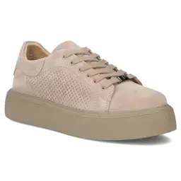 Sneakersy damskie skórzane DP7502 - zdjęcie 2