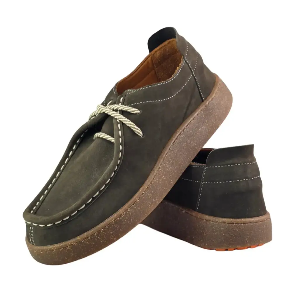 Półbuty damskie ESTETIC 261001 nubuck Brązowy - miniatura 7