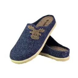 Pantolfe damskie z reniferem INBLU CS000049 Niebieski - zdjęcie 3