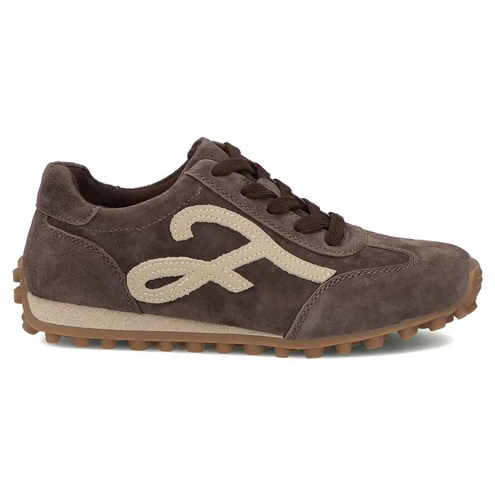 Skórzane sneakersy damskie FILIPPO DP7961 c.brąz