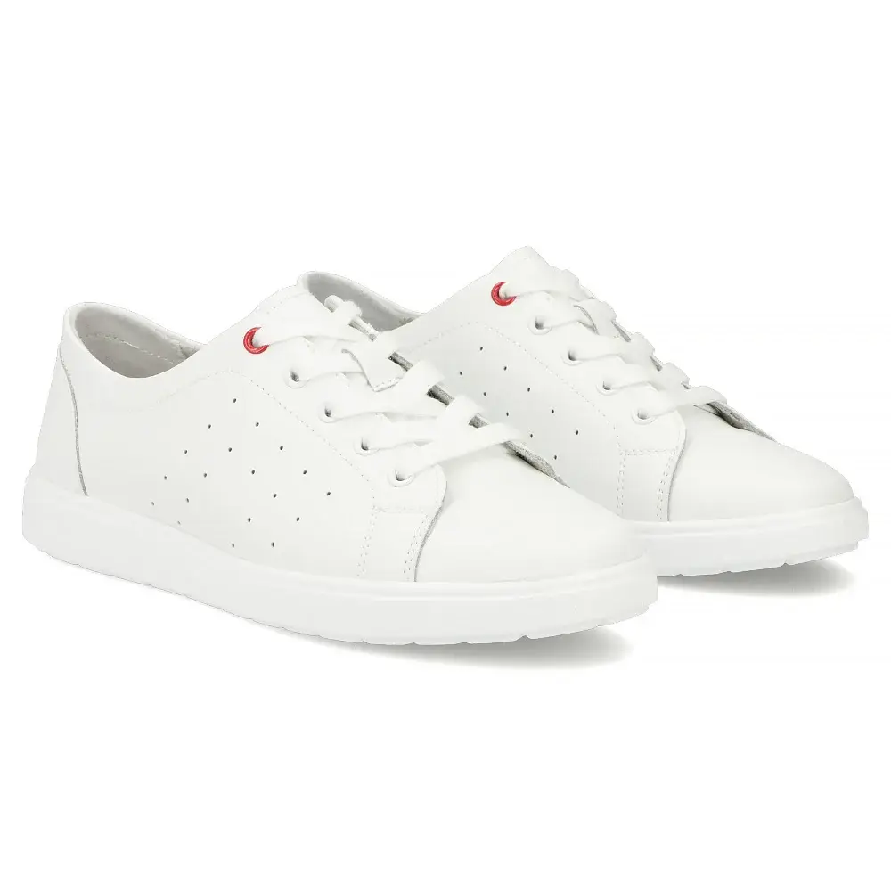Tenisówki damskie skórzane FILIPPO DP7556 - zdjęcie 3