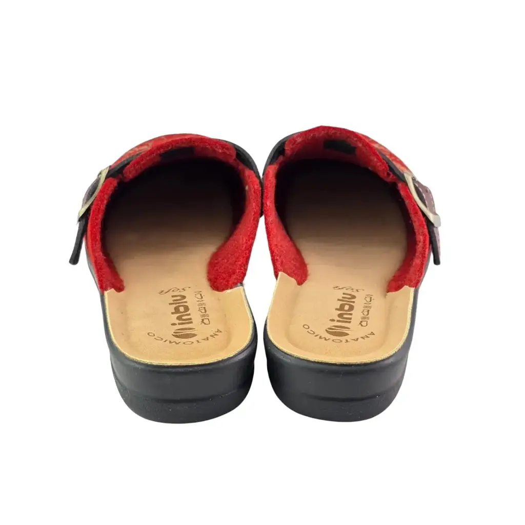 Pantofle damskie INBLU CF000051 Czerwony - miniatura 6