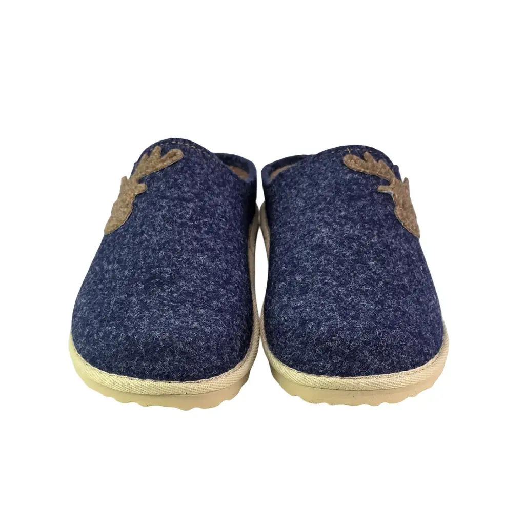 Pantolfe damskie z reniferem INBLU CS000049 Niebieski - miniatura 5