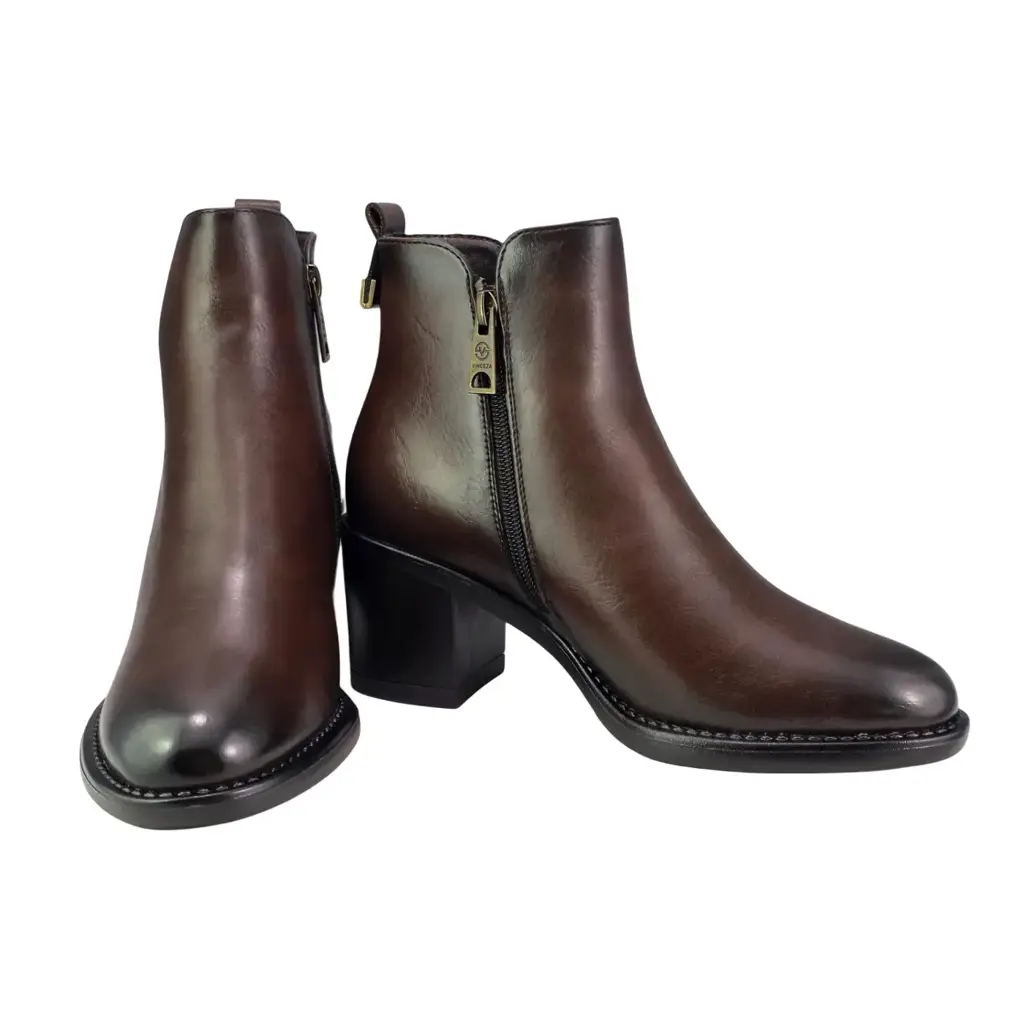 Botki damskie VINCEZA 58650 Brąz - miniatura 7