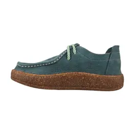 Półbuty skórzane RAVINI 241094 nubuck Zielony - zdjęcie 2