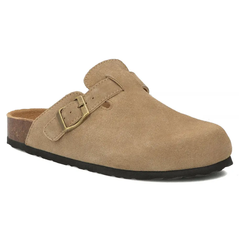 Klapki damskie skórzane FILIPPO DK7918 Taupe - miniatura 5