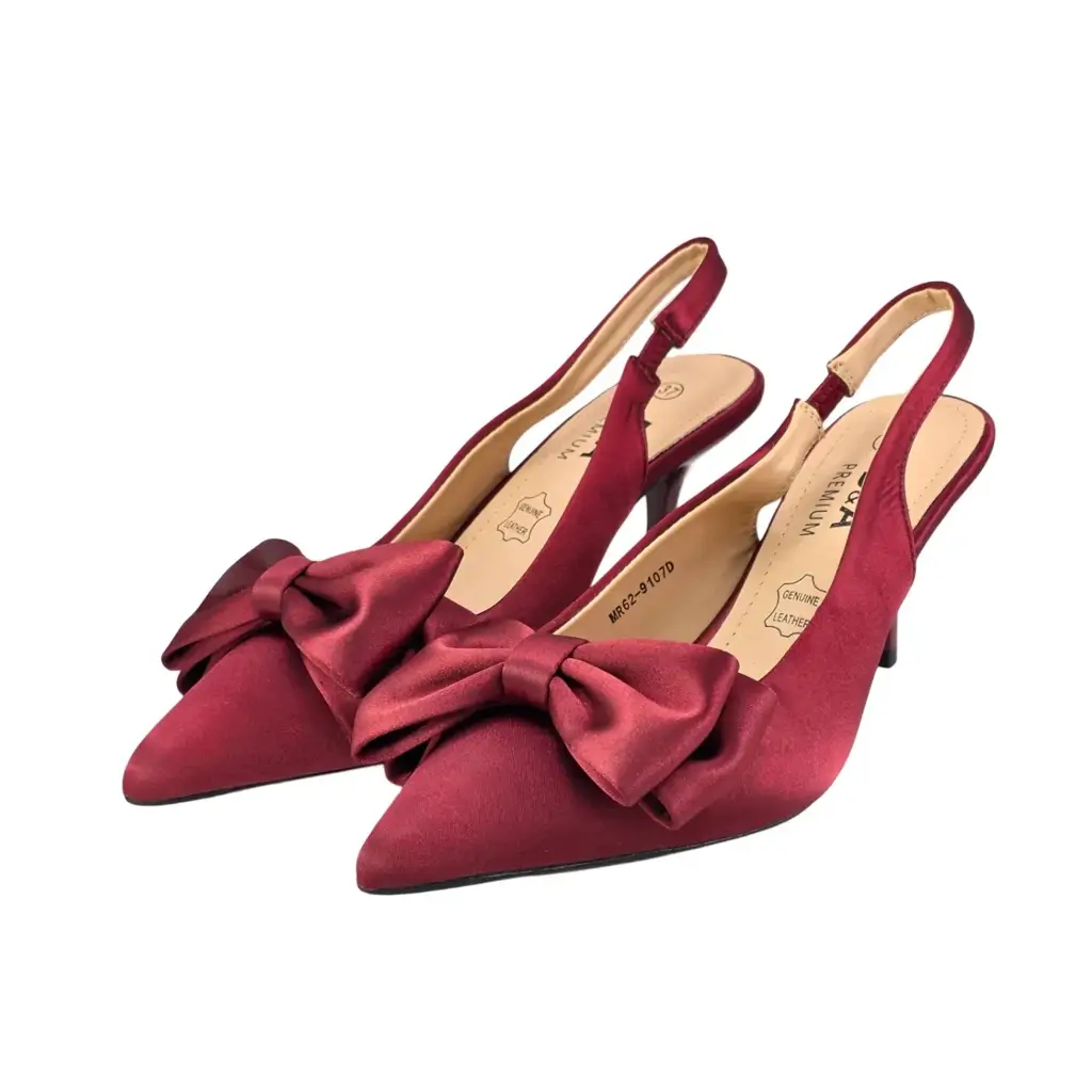 Czółenko damskie D&A 9107 Czerwony - miniatura 2