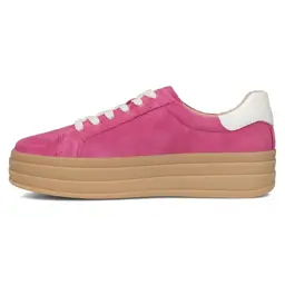 Zamszowy sneakers FILIPPO DP6744 Różowy - zdjęcie 2