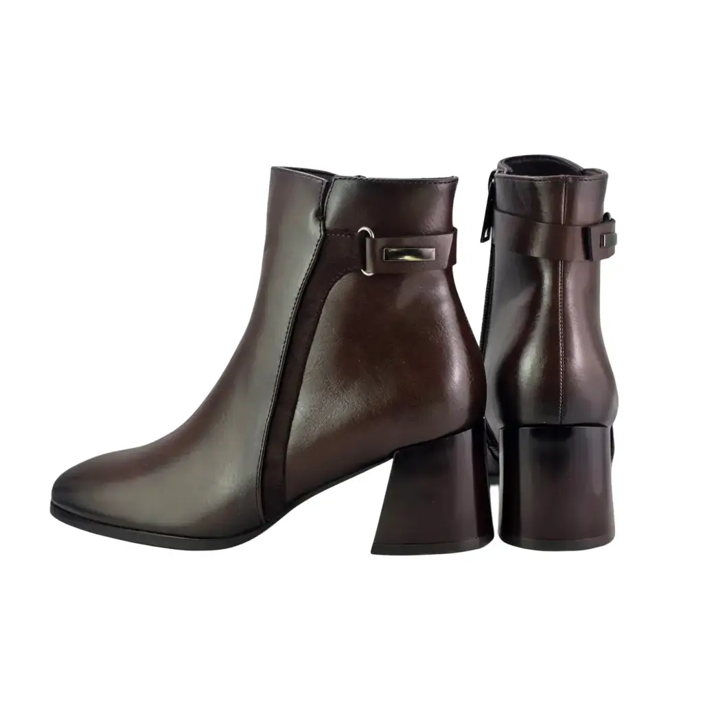 Botki damskie VINCEZA 58660 Brązowy - miniatura 7