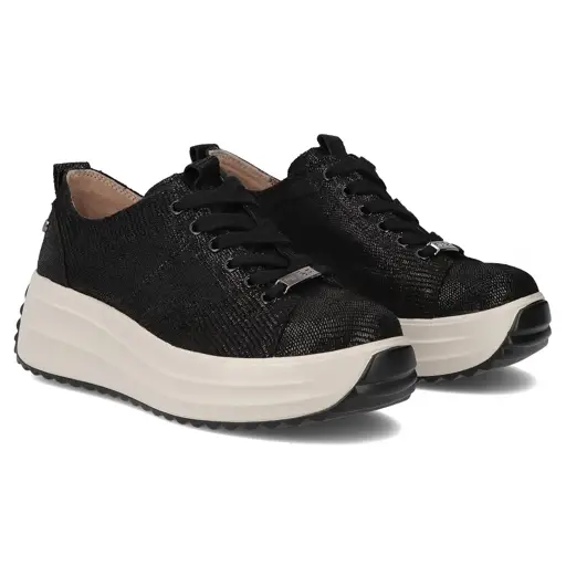 Skórzane sneakersy FILIPPO DP6795 - zdjęcie 2
