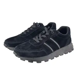 Skórzane sneakersy damskie zamszowe D&A 7101 - zdjęcie 3