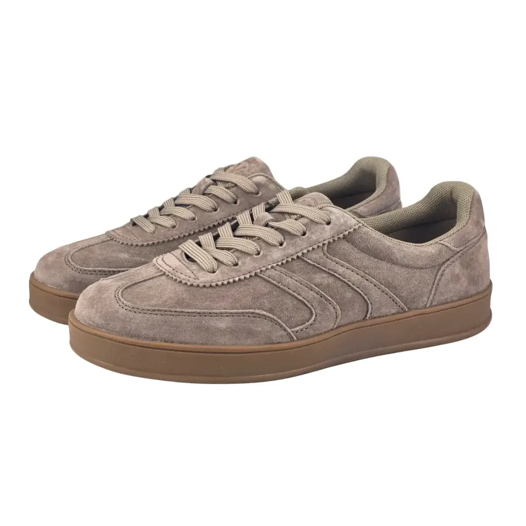 Sneakersy damskie skórzane VINCEZA 95434 Beżowy - miniatura 3