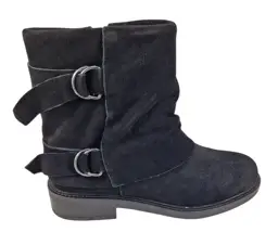 Botki zamszowe SERGIO LEONE BT25556-S Czarny