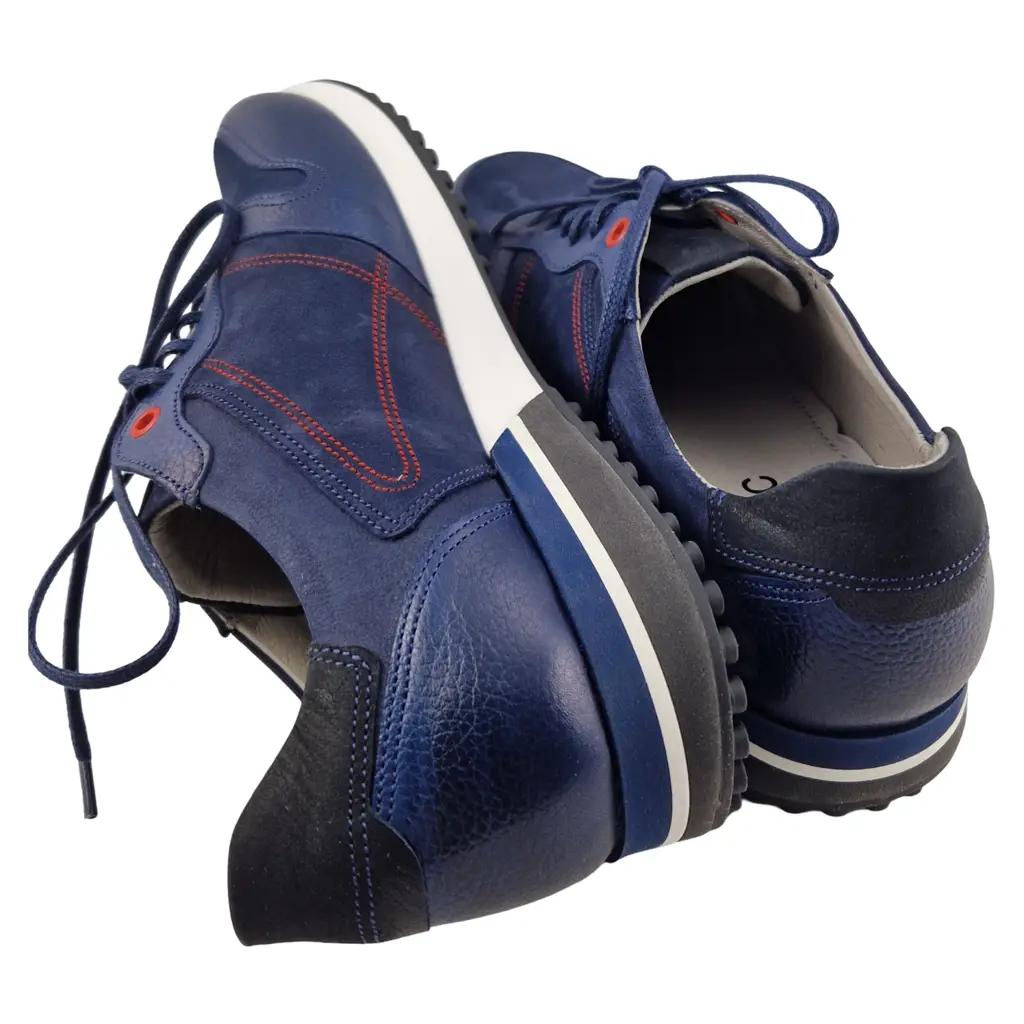 Skórzane adidasy męskie ESTETIC LM-967 - zdjęcie 6