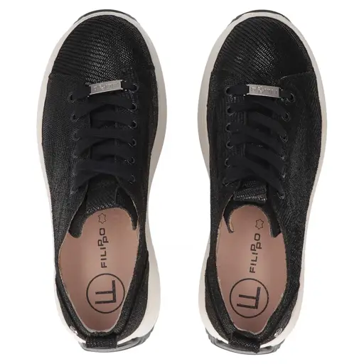 Skórzane sneakersy FILIPPO DP6795 - zdjęcie 3