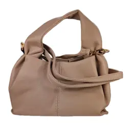 Torebka mała fakurowana R-1963 Taupe - zdjęcie 2