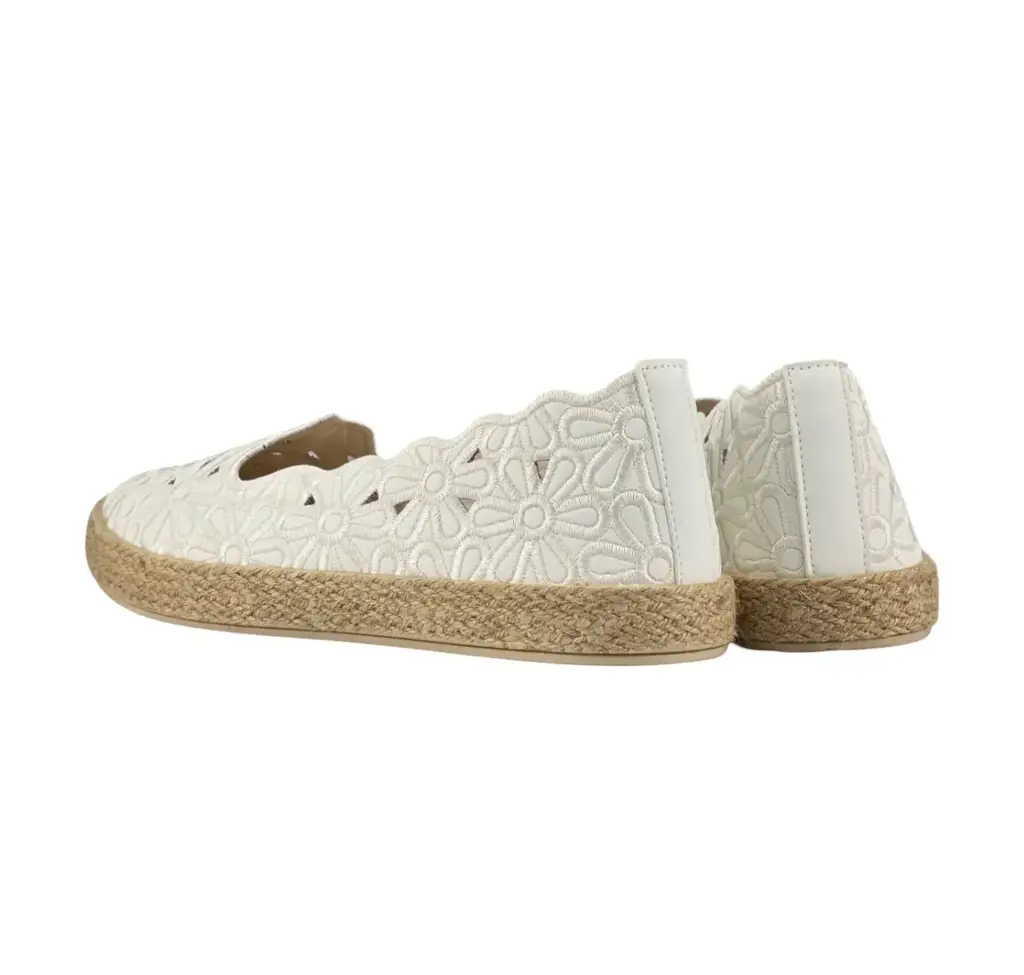 Damskie espadryle z kwiatowym wzorem 9966 - zdjęcie 6