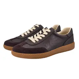 Sneakersy damskie VINCEZA 79646 brąz skóra - zdjęcie 1