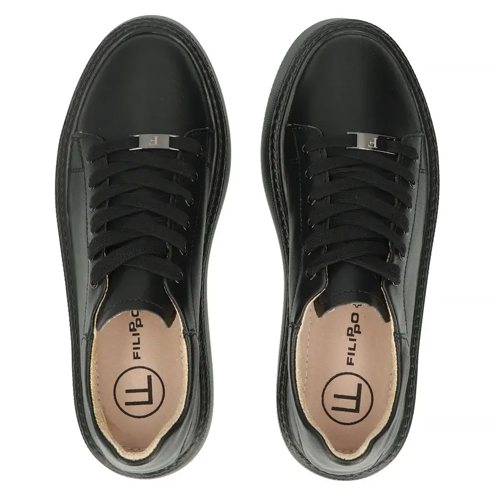 Sneakersy damskie skórzane FILIPPO DP6119 - miniatura 7