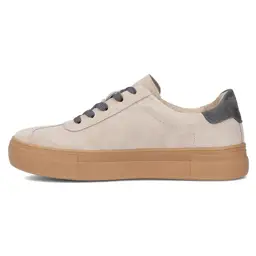 Skórzane sneakersy FILIPPO DP6798 Beżowy - zdjęcie 3