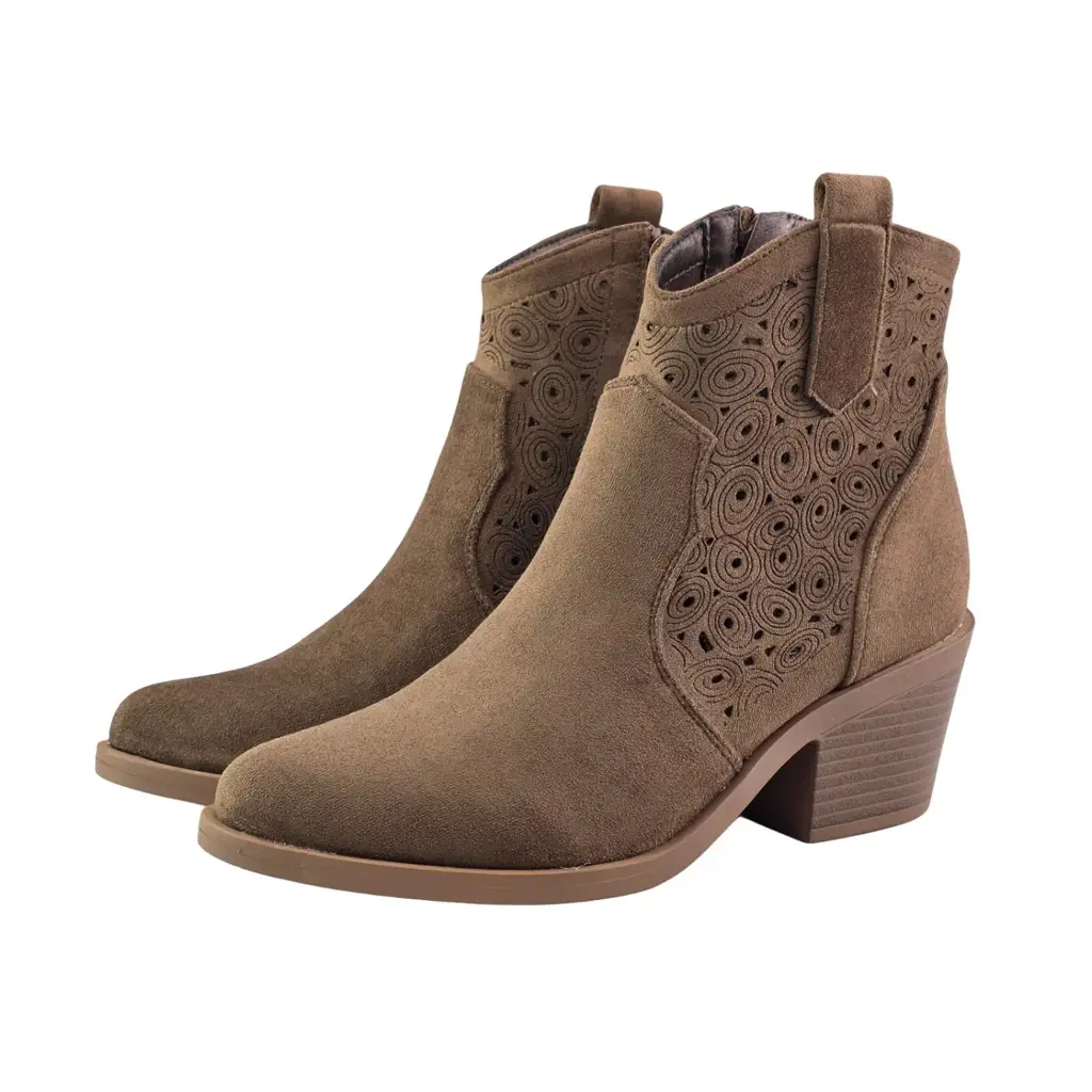 Botki damskie S.BARSKI HY62-8147 Brązowy - miniatura 3