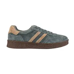 Skórzane sneakersy damskie zamszowe S.BARSKI 7103 - zdjęcie 1