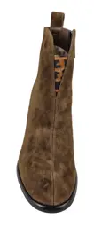Botki na klocku VINCEZA 66811 skóra Camel - zdjęcie 2