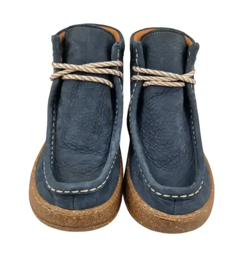 Trzewiki RAVINI 241520 granat nubuck - zdjęcie 2