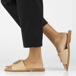 Klapki FILIPPO DK6217 Beżowy - zdjęcie 3
