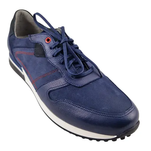 Skórzane adidasy męskie ESTETIC LM-967 - zdjęcie 2