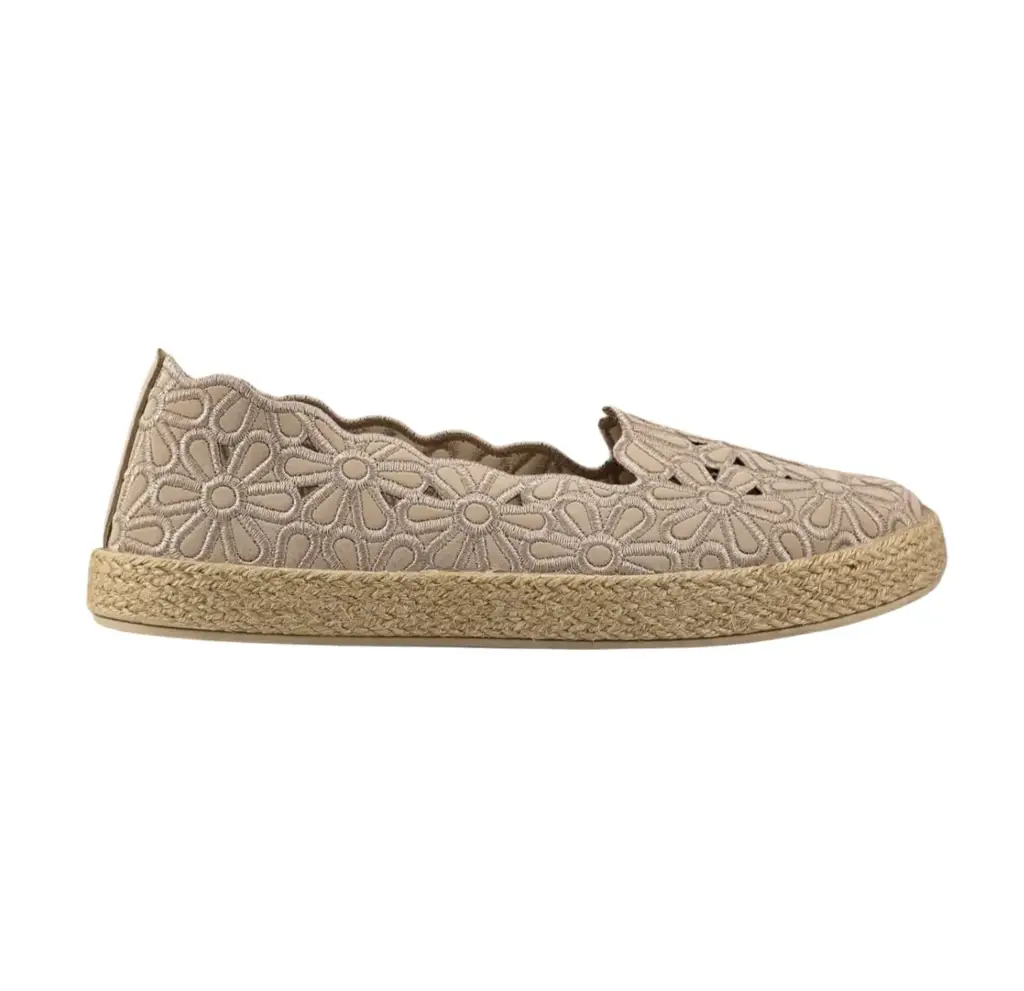 Damskie espadryle z kwiatowym wzorem 9966