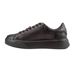 Sneakersy damskie skórzane CAMBELL 19379 czekoladowe - zdjęcie 2
