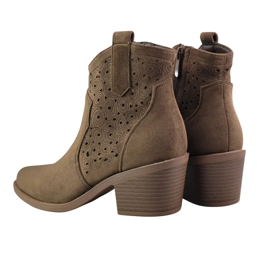 Botki damskie S.BARSKI HY62-8147 Brązowy - miniatura 4