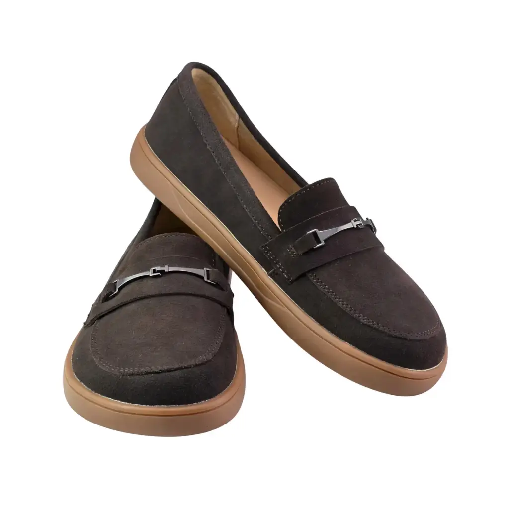 Mokasyny damskie barefoot VINCEZA 79670 czekolada - miniatura 5
