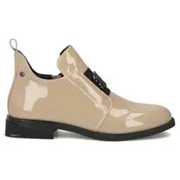 Skórzane botki damskie FILIPPO DBT4763 Beżowy