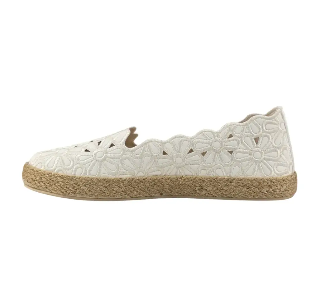 Damskie espadryle z kwiatowym wzorem 9966 - zdjęcie 2