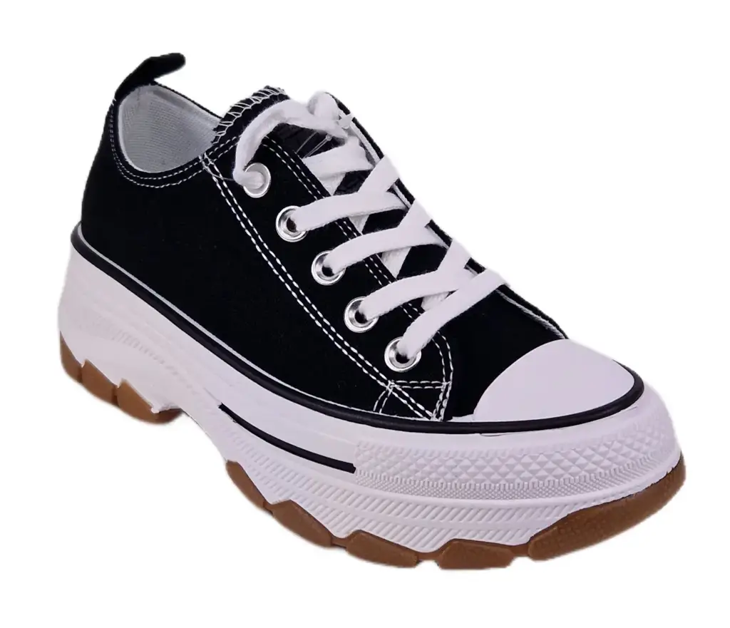 Trampki damskie na wysokiej platformie NEWS 6737 - zdjęcie 2