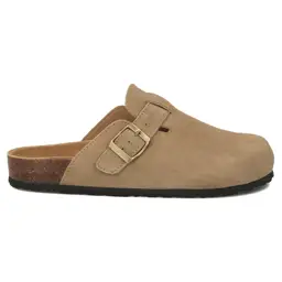 Klapki damskie skórzane FILIPPO DK7918 Taupe - zdjęcie 1