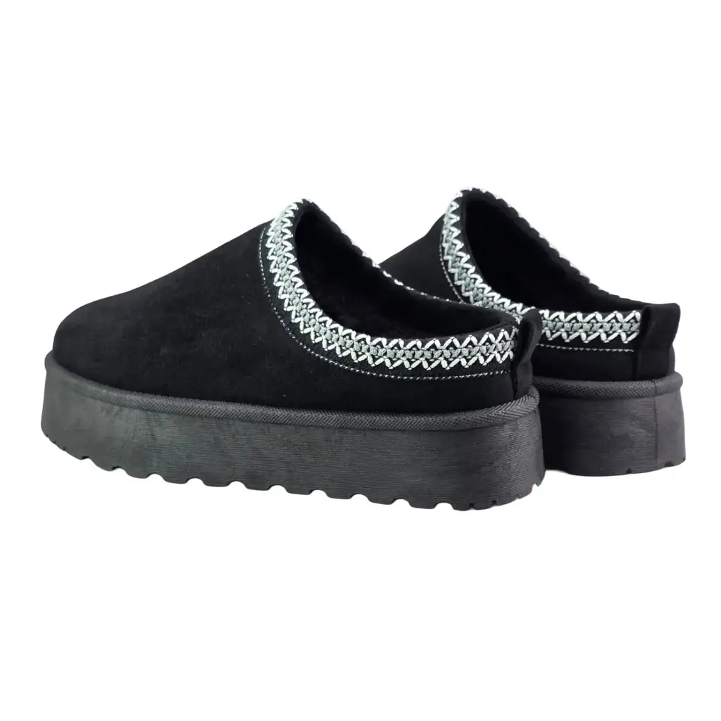 Wsuwane buty damskie zimowe NEWS 9248 Brązowy - miniatura 5