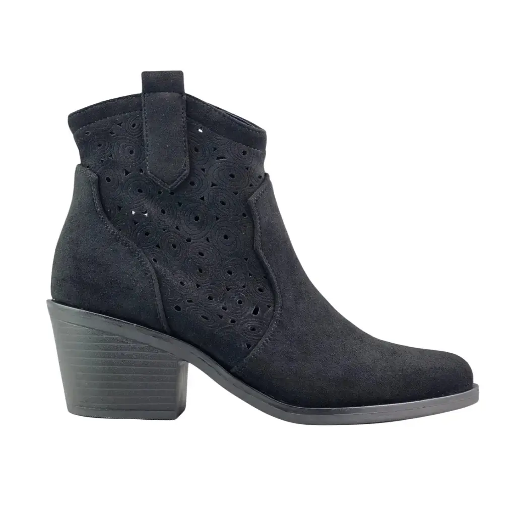 Botki damskie S.BARSKI HY62-8147 Czarny