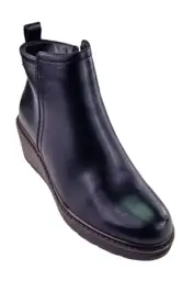 Botki na koturnie VINCEZA 84802 Czarny